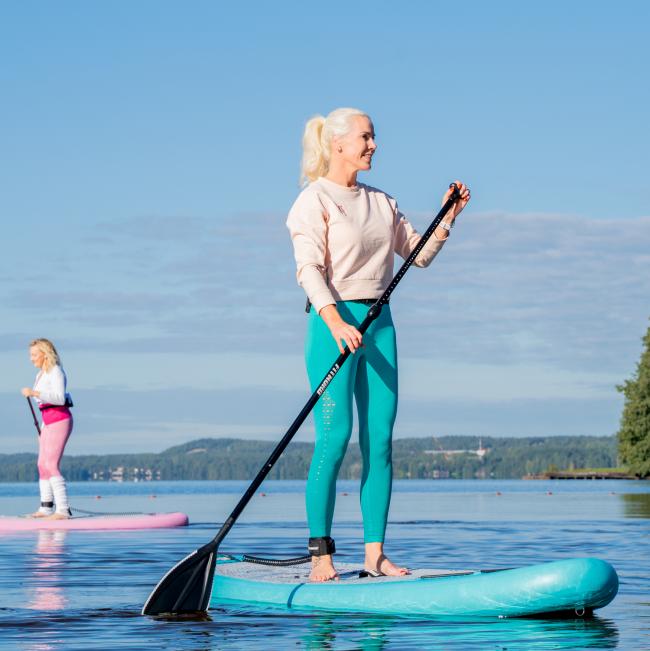 FitNord Aqua 300 SUP-lautasetti, turkoosi (kantavuus 120 kg)