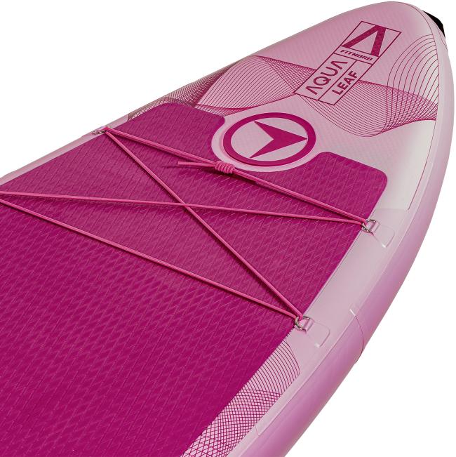 FitNord Aqua Leaf 340 SUP-lautasetti, pinkki (kantavuus 200 kg, lasikuitumela)