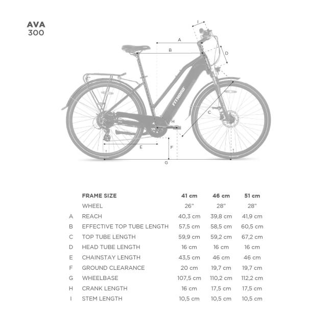 FitNord Ava 300 Sähköpyörä, punainen (720Wh tehoakku)