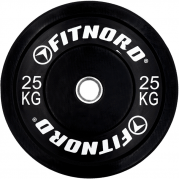 Levypaino Bumper Black 25 kg, FitNord