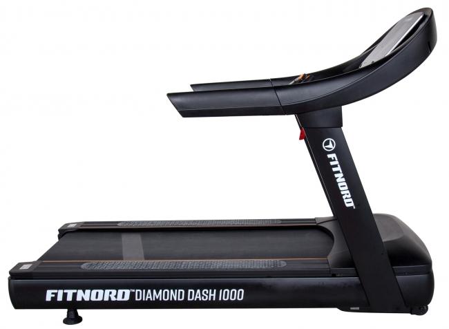 FitNord DIAMOND DASH 1000 -juoksumatto sivulta