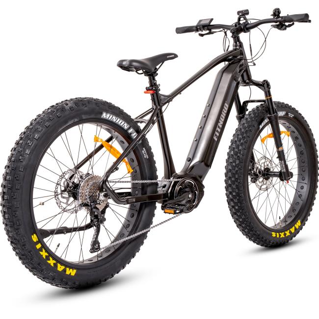 FitNord Rumble 1000 Sähköfatbike, musta (882 Wh tehoakku)