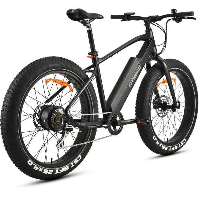 FitNord Rumble 300 Sähköfatbike, musta (720 Wh tehoakku)