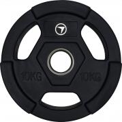 Levypaino 10 kg, FitNord Tri Grip Black