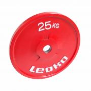 LEOKO metallilevypaino 25 kg, IPF-hyväksytty voimanostoon