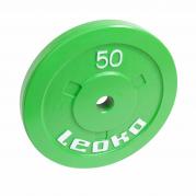 LEOKO metallilevypaino 50 kg, IPF-hyväksytty voimanostoon